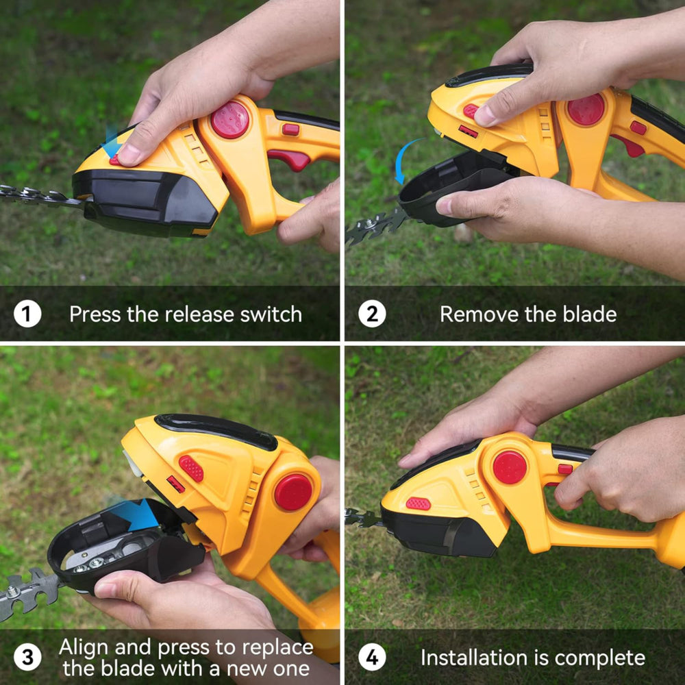For homelithium battery handheld hedge trimmer mini electric hedge trimmer lawn mower fence shear trimmer pruning shears tool