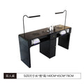 New arrival marble iron porcelain surface turbine manicure table and chair suit economical single and double multi-functional odor-free carbon steel paint