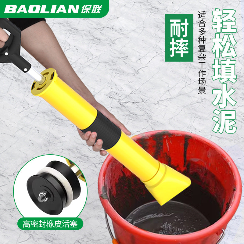 Cement mortar caulking gun glue gun grouting machine suction syringe filling doors and windows tools manual plug syringe
