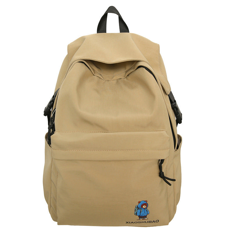 New casual backpack couple simple backpack large capacity outdoor travel backpack lightweight college bag