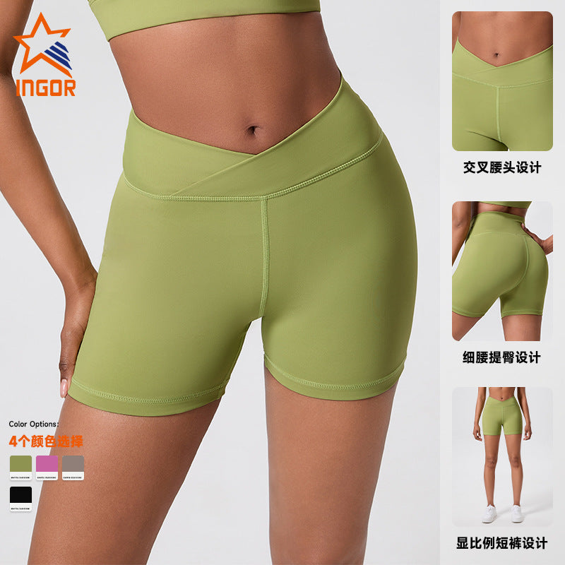 new peach butt workout yoga set - halter top & outdoor fitness outfit