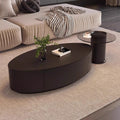 Nordic classyaccessible luxury italian for home coffee table combination modern casual normcore oval slate coffee table small household