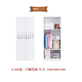 Household metal wardrobe  popular bedroom iron wardrobe simple balcony storage cabinet formaldehyde-free children's wardrobe