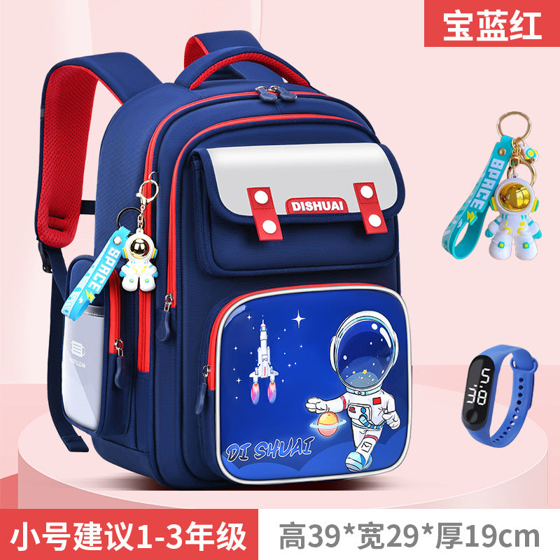 Elementary school backpack for boys, grades 1-2, ages 3-6, lightweight, child-friendly, spine-protecting, 2026 new model