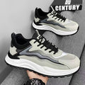 Men's spring outdoor casual wear-resistant chunky sole sports trendy shoes - youthful, niche design, versatile dad shoes