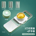 Stainless steel panel grater, potato shredder, slicer, shredder, plug-in plate, multi-functional vegetable cutting handy gadget