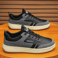 Men's spring 2025 new low-top sneakers: korean style, trendy, versatile, thick-soled, wear-resistant, athletic, casual, and fashionable