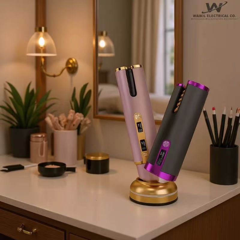 new usb lazy hair curling wireless charging portable curling iron fully automatic foreign trade hair curler manufacturer