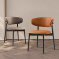 Modern minimalist solid wood dining chair, nordic retro chair, home dining table stool with backrest, natural wood style restaurant desk chair