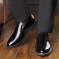 【military-grade leather shoes - premium quality】100% full grain cowhide leather, clearance sale! soft sole leather shoes for men, perfect for casual and business wear