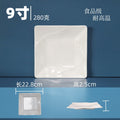 9inch right angle melamine square plate-high temperature resistance