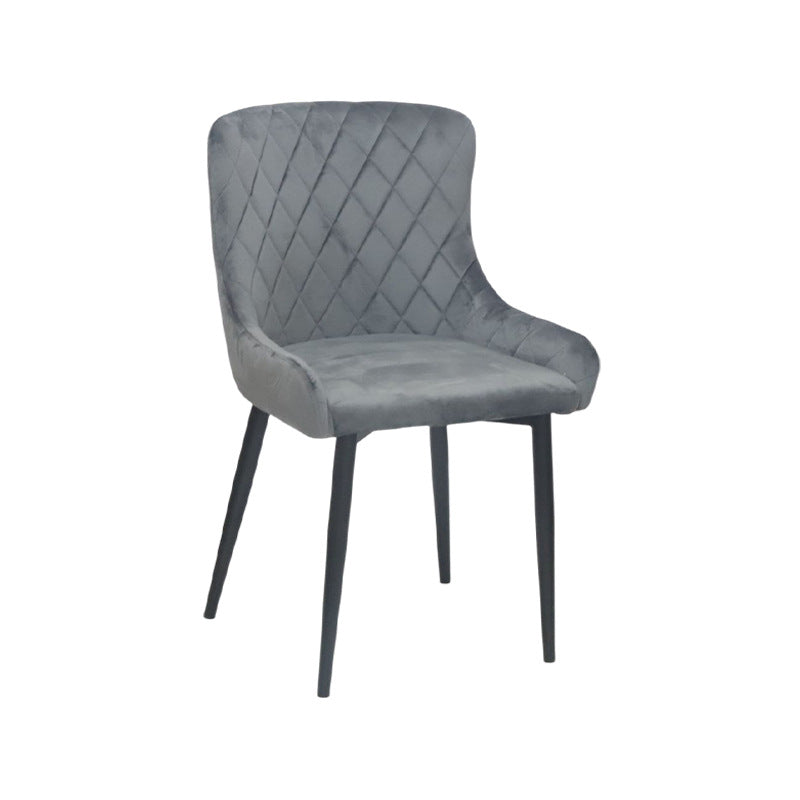 Dining chairexportaccessible luxuryscandinavianclassy back chair diagonal grids pattern for home comfortable long sitting dining chair