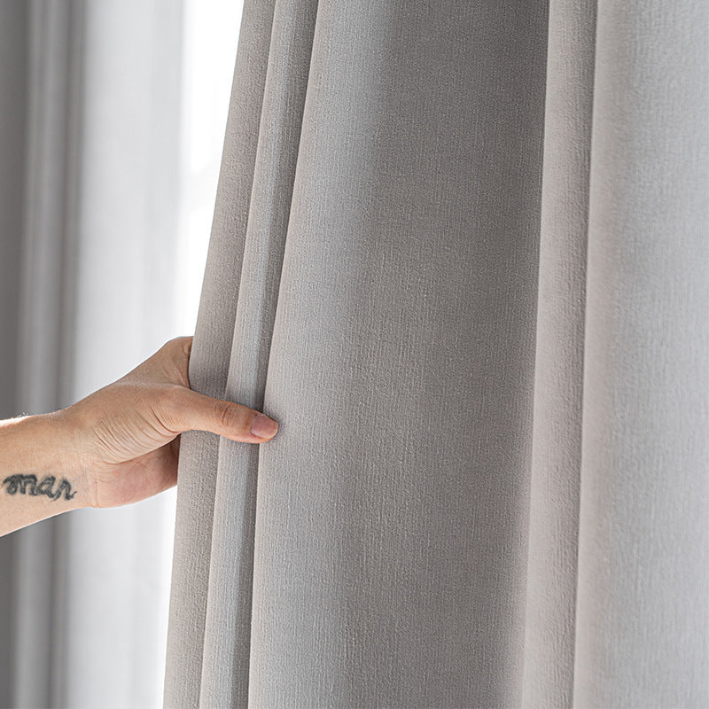 New arrival sleeping beauty chenille cashmere blackout curtains living room bedroom thickened curtain fabric classy sense shaoxing keqiao