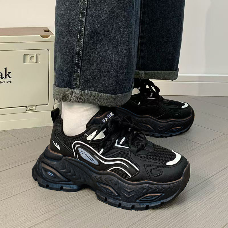 Men's lightweight & comfortable chunky sole sneakers - 2026 spring new arrivals - trendy, versatile, and perfect for students & casual wear