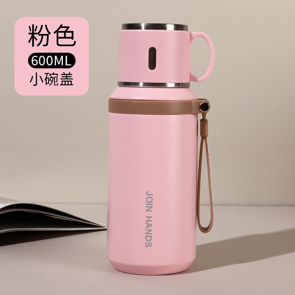 Outdoor men's large capacity all-steel kettle thermos 316 stainless steel tea infuser bottle car portable water cup