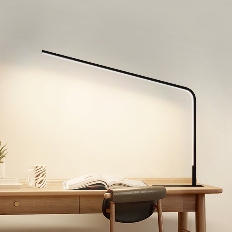 Full spectrum led desk lamp - eye protection for bedroom, study, and students - flicker-free, ideal for reading and writing