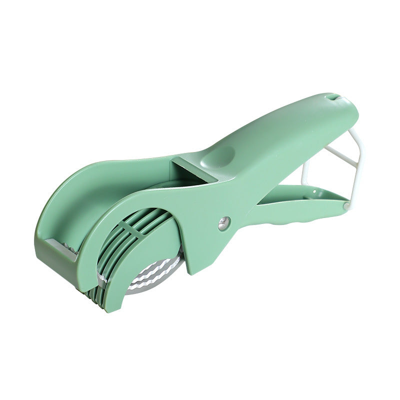 new arrival: stainless steel kitchen vegetable and fruit slicer - multi-functional vegetable salad and fruit slicer/cutter