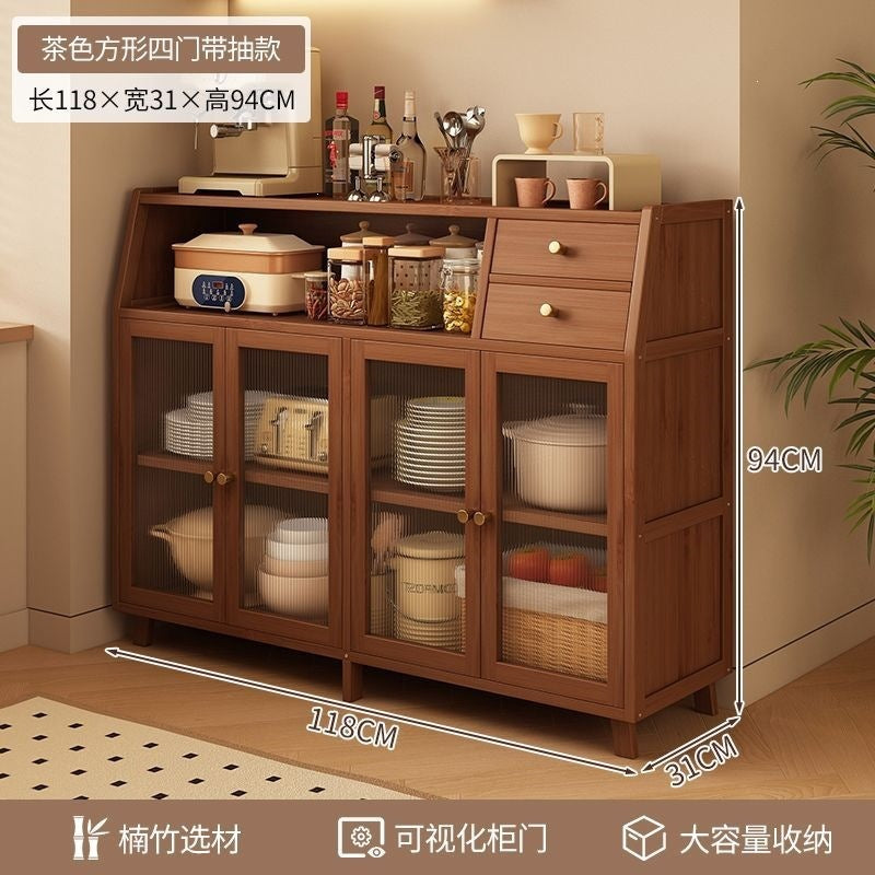 Entrance hall cabinet for home sideboard living room wall-mounted tea cabinet side cabinet multi-functional kitchenware storage rack