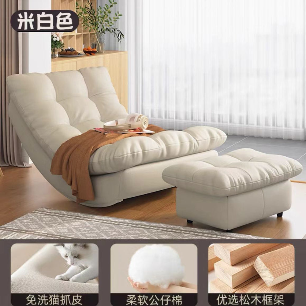 Moon rocking chair recliner can lie down and sleep lazy sofa chair living room balcony casual single sofa chair