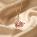 Popular popular light luxury copper inlaid zirconium full diamond swan necklace light luxury niche versatile fashion titanium steel clavicle chain jewelry