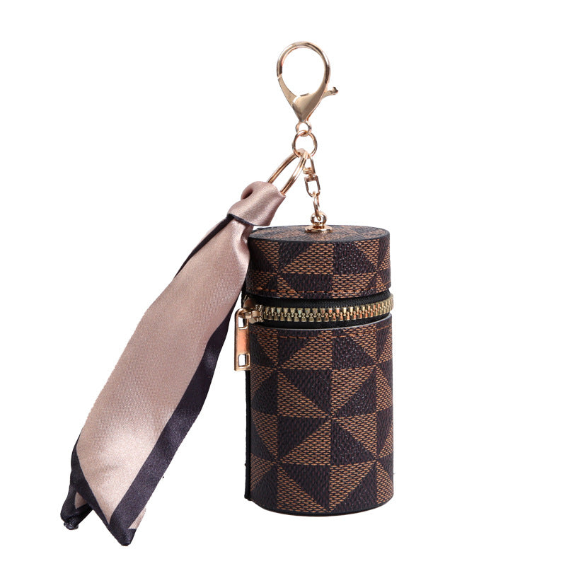 New student trend presbyopia mini coin change bag girl pendant earphone bag multi-purpose red envelope keychain