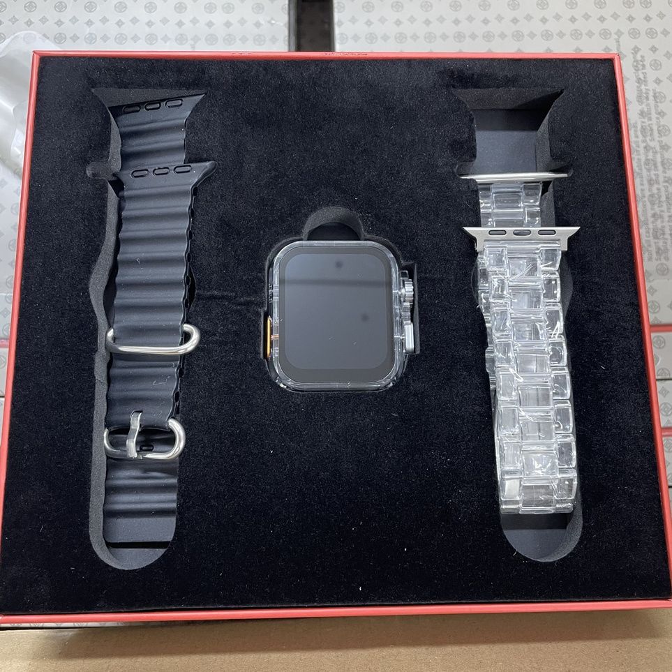 Smartwatch s9 ultra: bluetooth connectivity for calls, messaging, payment codes, heart rate monitoring, and blood oxygen level tracking