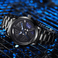 2025 new cross-border watch: sports car wheel hub rotating watch for men - trendy quartz watch with rotating bezel
