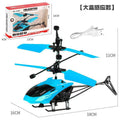 Remote control airplane induction hovering two-channel helicopter - durable, light-up, rechargeable flying toy - factory direct