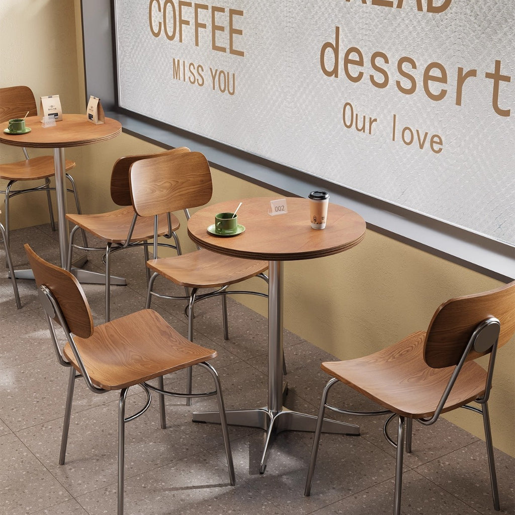 Customized factory direct sales wholesale industrial style coffee shop tables and chairs leisure afternoon tea restaurant Internet celebrity milk tea shop tables and chairs