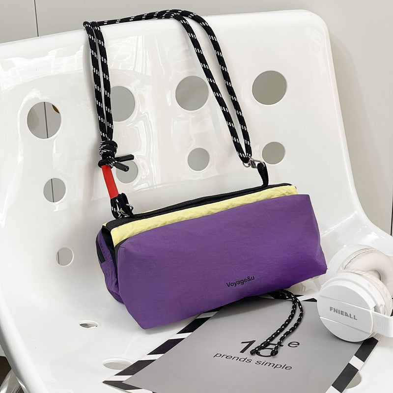 Cross-border Korean version of niche versatile fashion shoulder messenger bag women's 2025 summer new outdoor sports and leisure bag