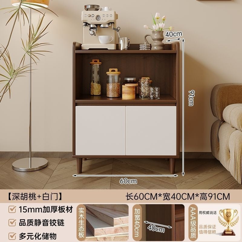 Sideboard storage cabinet, wall-mounted integrated cabinet, for home wall-mounted tea cabinet, coffee cabinet, living room locker, meal preparation cabinet