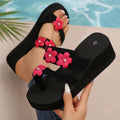Camellia fashion new thick sole plus size flip flops 2025 summer new korean niche style sandals and slippers for women