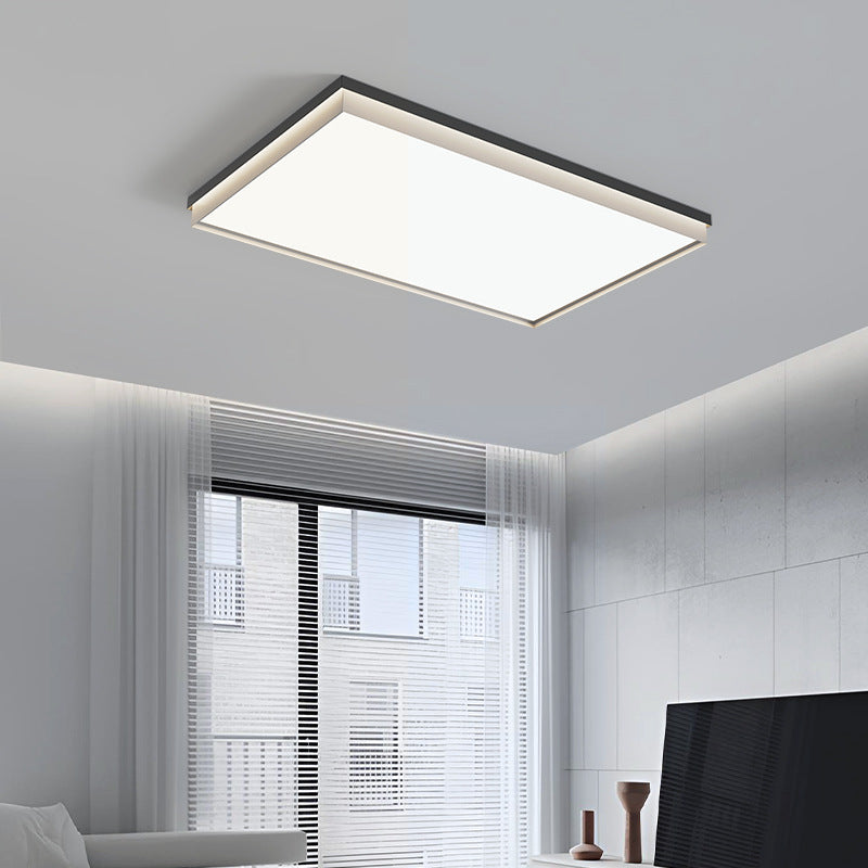 Super bright living room ceiling light rectangular 2025 new main light modern simple bedroom light whole house lighting package