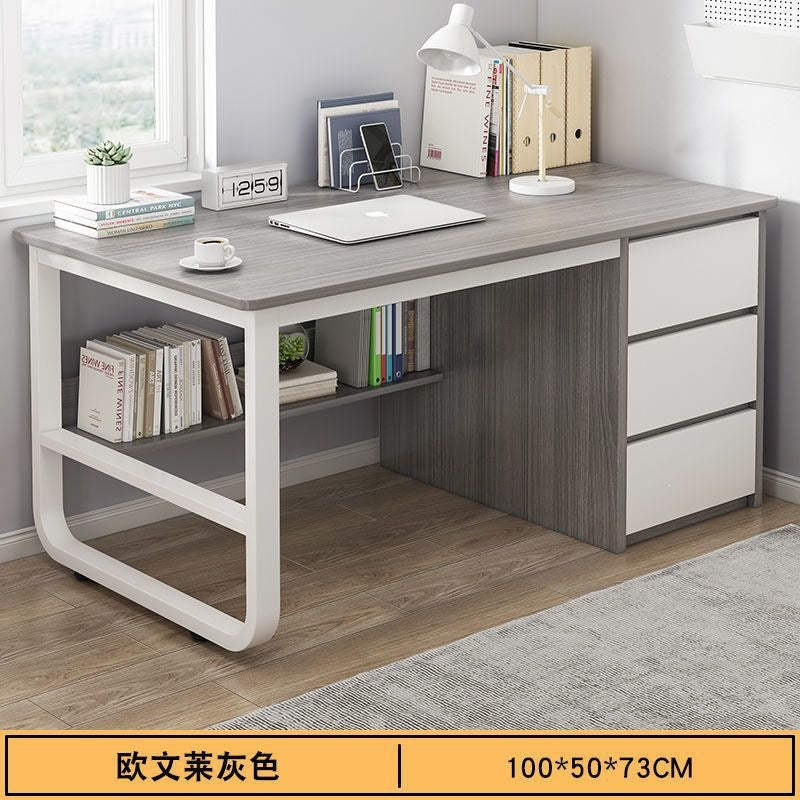 Desk computer desk desktop casualfor home student with drawer writing desk bedroom writing desk office storage desk