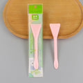 Zhiwei beauty salon diy facial mask brush with scoop silicone brush double-ended dual-purpose spa care tool for applying mud mask