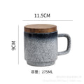 Cup with lid-lanyun