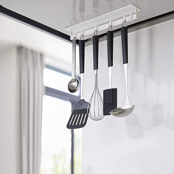 Customized processing, non-punching, magnetic suction, kitchen insulation gloves, spatula, spoon storage, adjustable hook setting