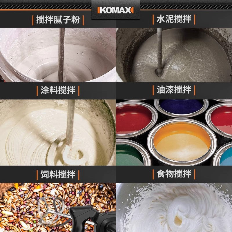 Electric mixer commercial beating machine industrial grade high power coating paint putty powder cement mixer