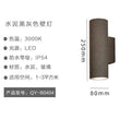 Outdoor wall light waterproof villa courtyard lamp outdoor walkway light double head spotlight minimalist modern cement wall lamp