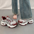 Best sellingplatform shoesthick soledad shoes women petites height increasing 2026 super popular new arrivalautum silver sports casual shoes