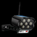 Solar powered outdoor garden light - home security fake camera surveillance lamp - outdoor lighting with human body induction - anti-theft light