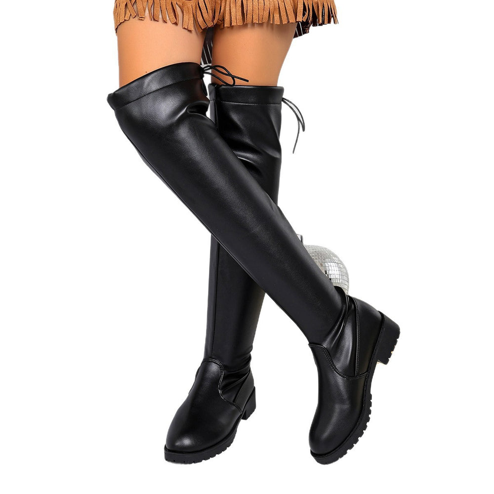 Plus size over-the-knee boots for women - autumn/winter collection: stylish, comfortable, and chic european & american style. perfect for cross-border e-commerce