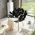 Casual cactus chair leaf petal chair lobby art style chair italian normcore style sofa chair accessible luxury