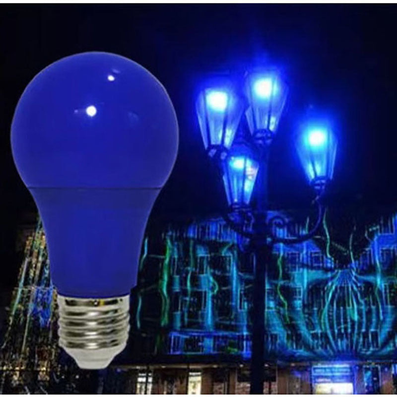 Manufacturer wholesale LED colorful lighting ball bulb 7W E27 screw bedroom living room decoration atmosphere color light bulb