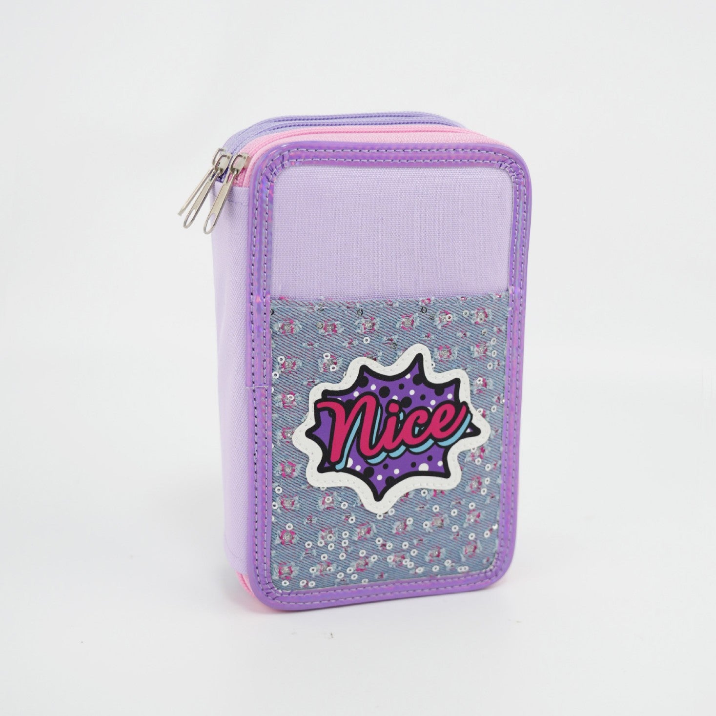 Art student stationery box 52 colors folding large capacity color pencil storage bag, primary school student storage art pencil bag