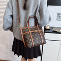 Classy retro old flower bag for women 2025 tote bag large capacity work clothing shoulder crossbody bag satchel bag bucket