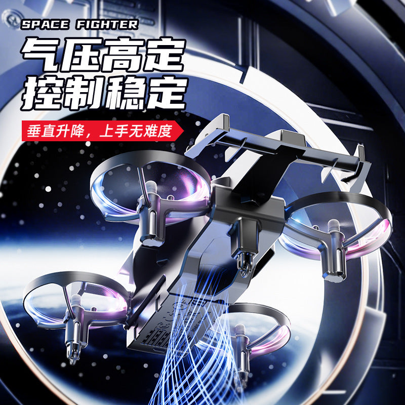 amphibious drone, quadcopter, gravity drift, drop-resistant remote control aircraft, 2-in-1 drone