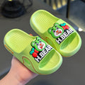 Kids' summer cartoon slippers - boys' indoor home anti-slip soft sole bathroom cute girls' baby parent-child sandals