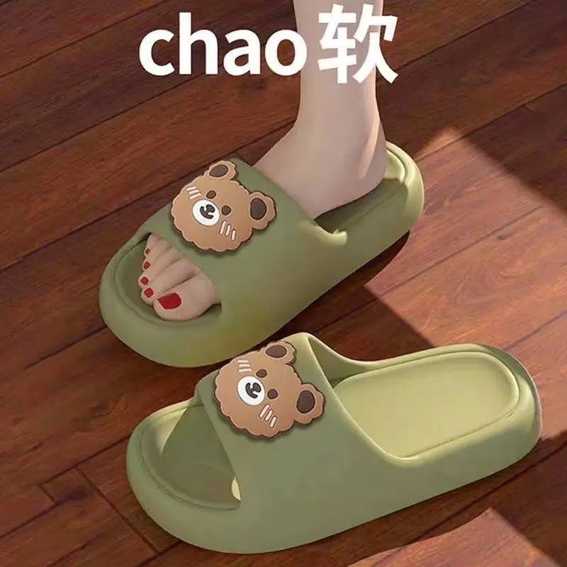 2026 new women's summer slippers - cloud-like comfort, soft sole, casual home wear, thick-soled one-strap slides for bathroom use