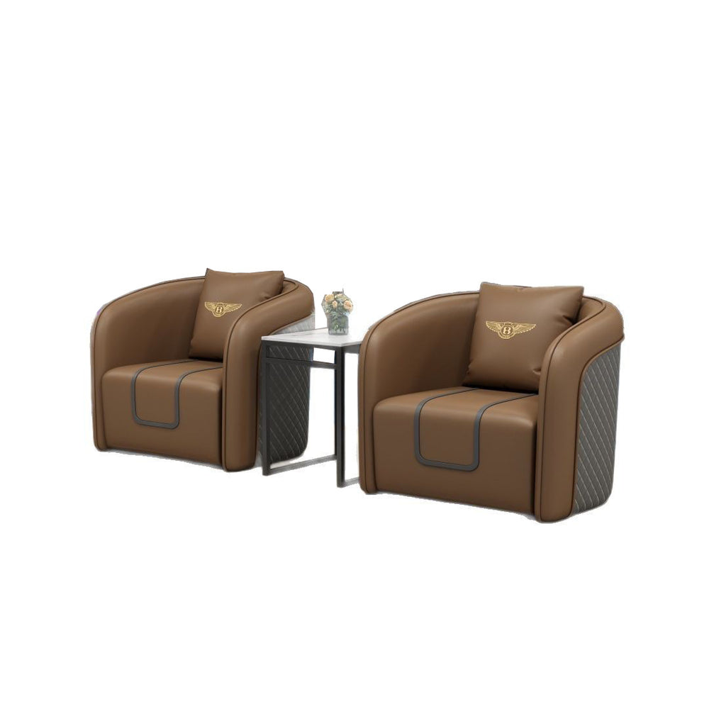Billiard room rest area viewing chair, table tennis hall special viewing sofa, classy billiard club casual viewing sofa